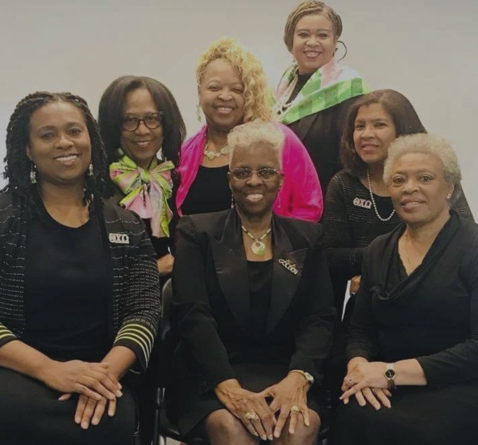 Professor Croom with her AKA sorority sisters